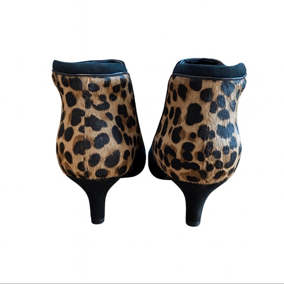 Rockport Leather&Calf Hair Heeled Ankle Booties - Picture 3 of 4